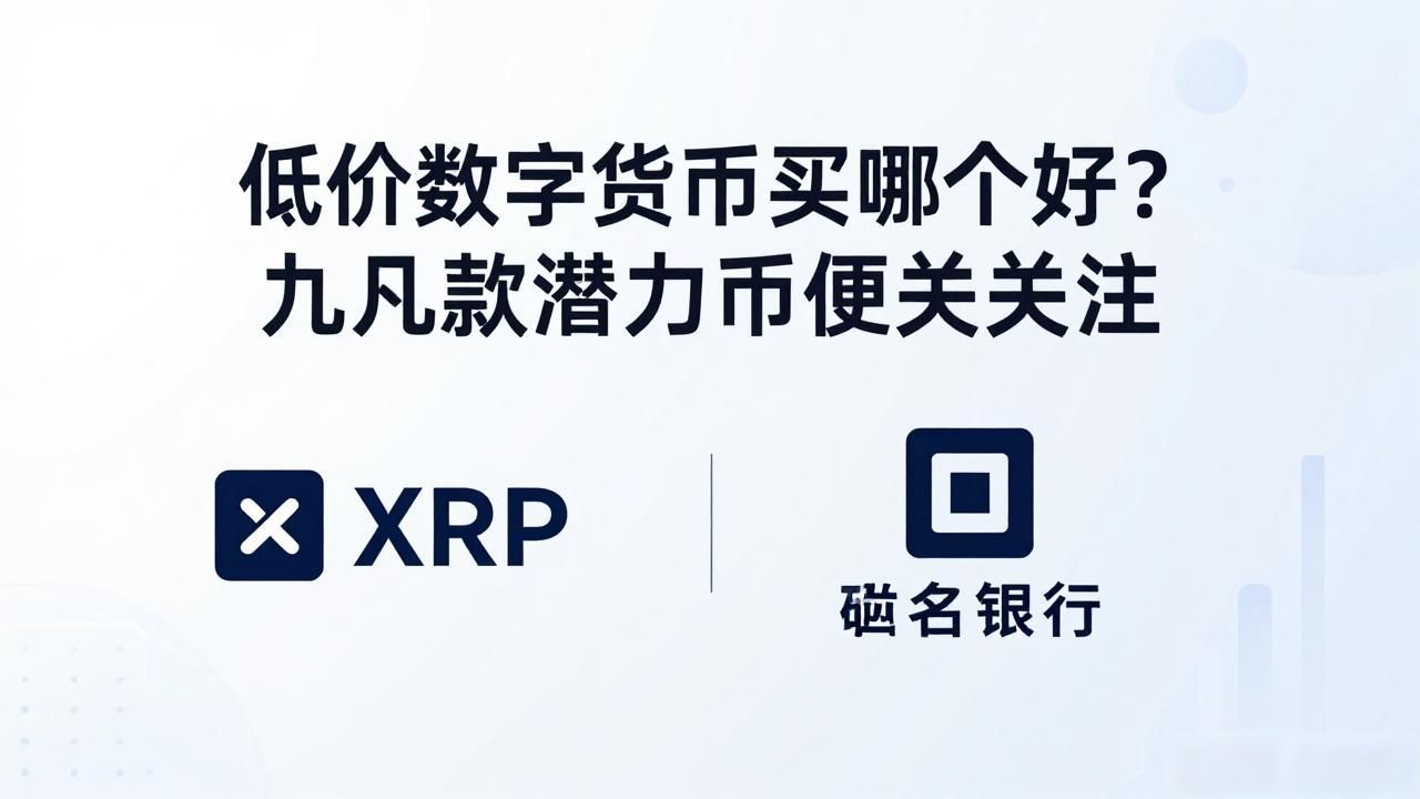 低价数字货币买哪个好？这几款潜力币值得关注