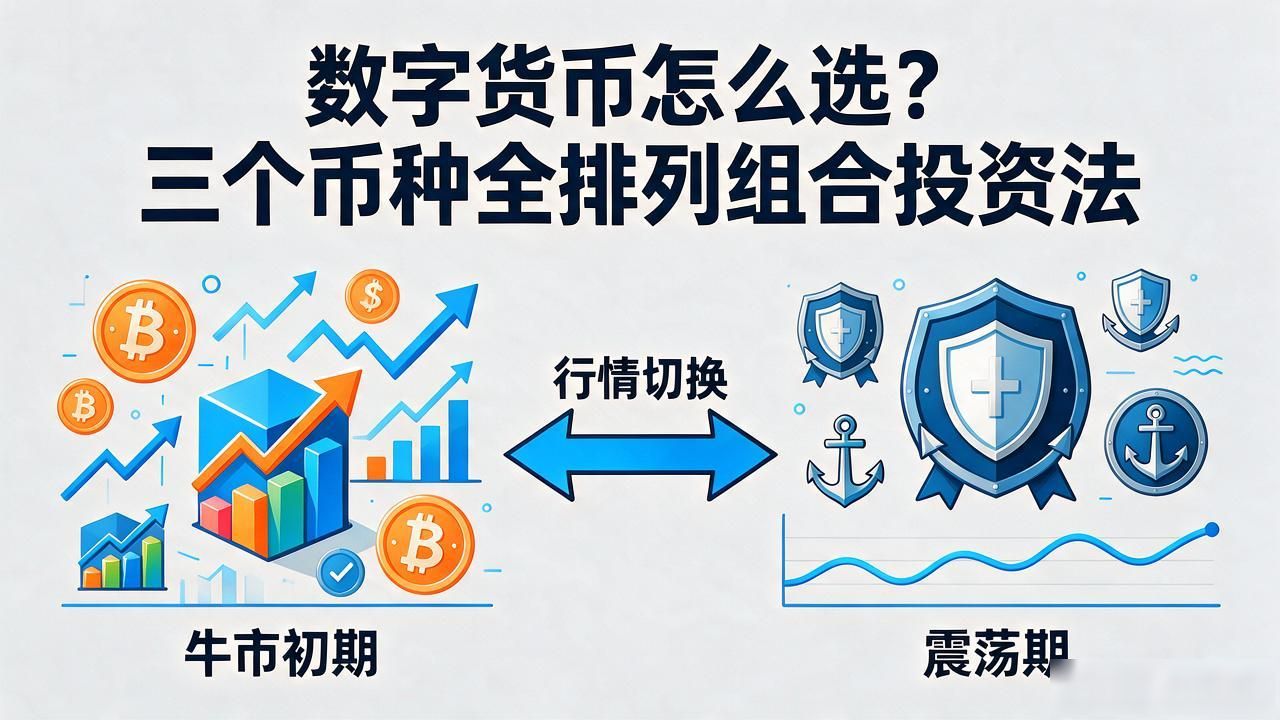 加密资产三币种搭配方法_三个数字货币全排列_新手数字货币三个币种全排列策略