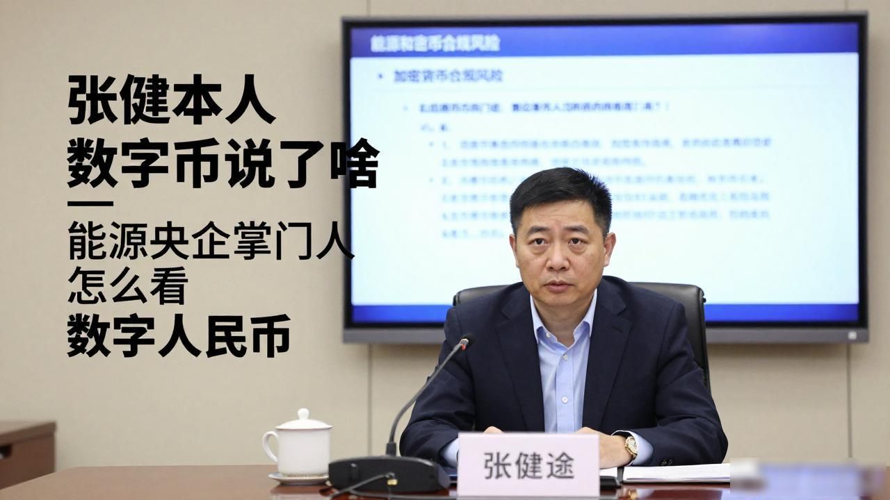张健本人数字货币说了啥｜能源央企掌门人怎么看数字人民币