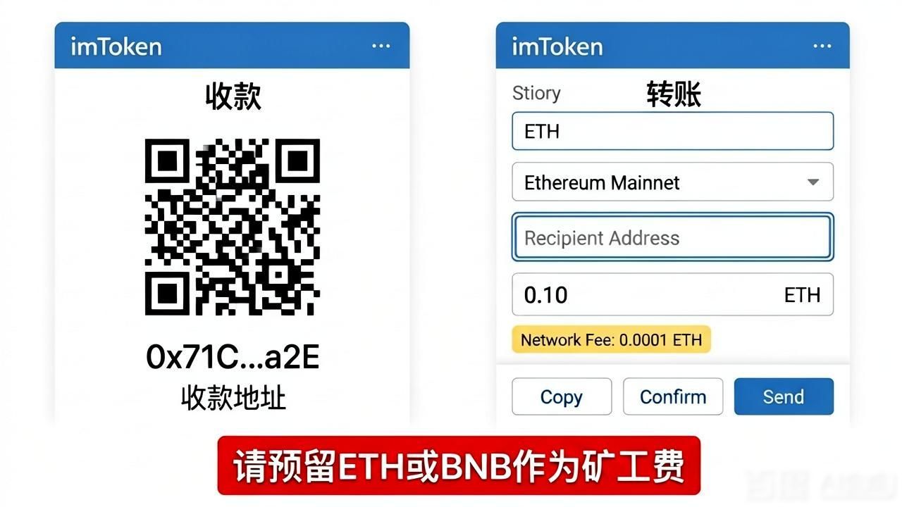 下载好imToken钱包后，新手入门操作指南
