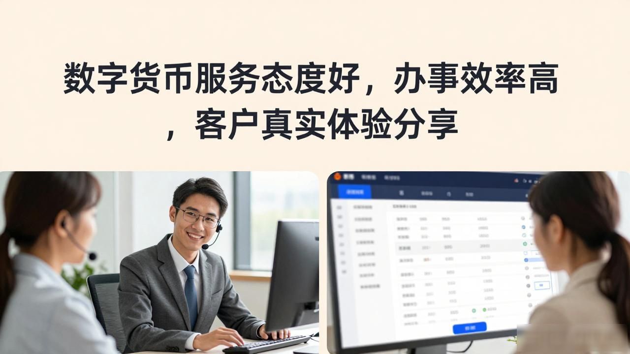 数字货币服务态度好，办事效率高，客户真实体验分享