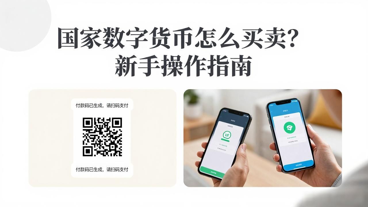 国家数字货币怎么买卖？新手操作指南