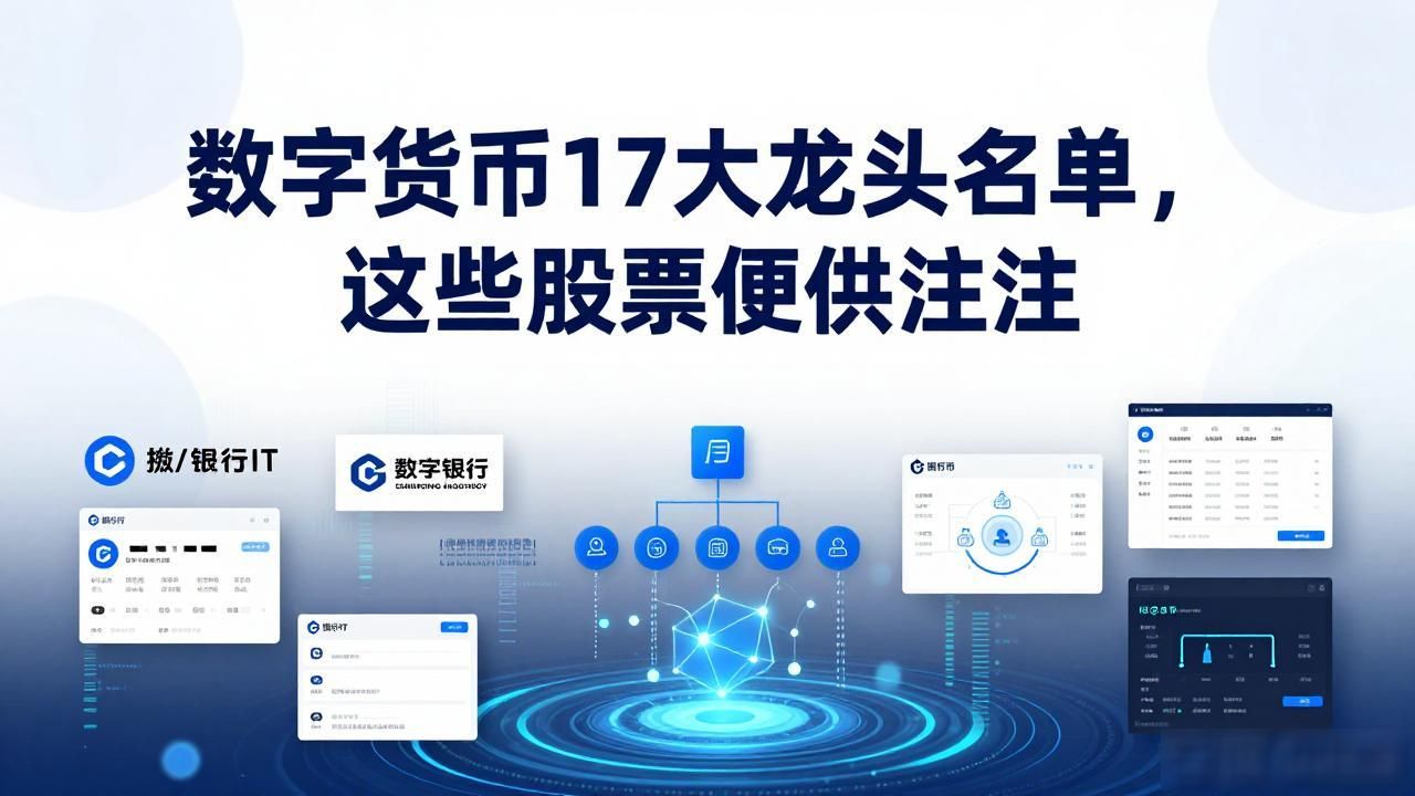 数字货币17大龙头名单，这些股票值得关注