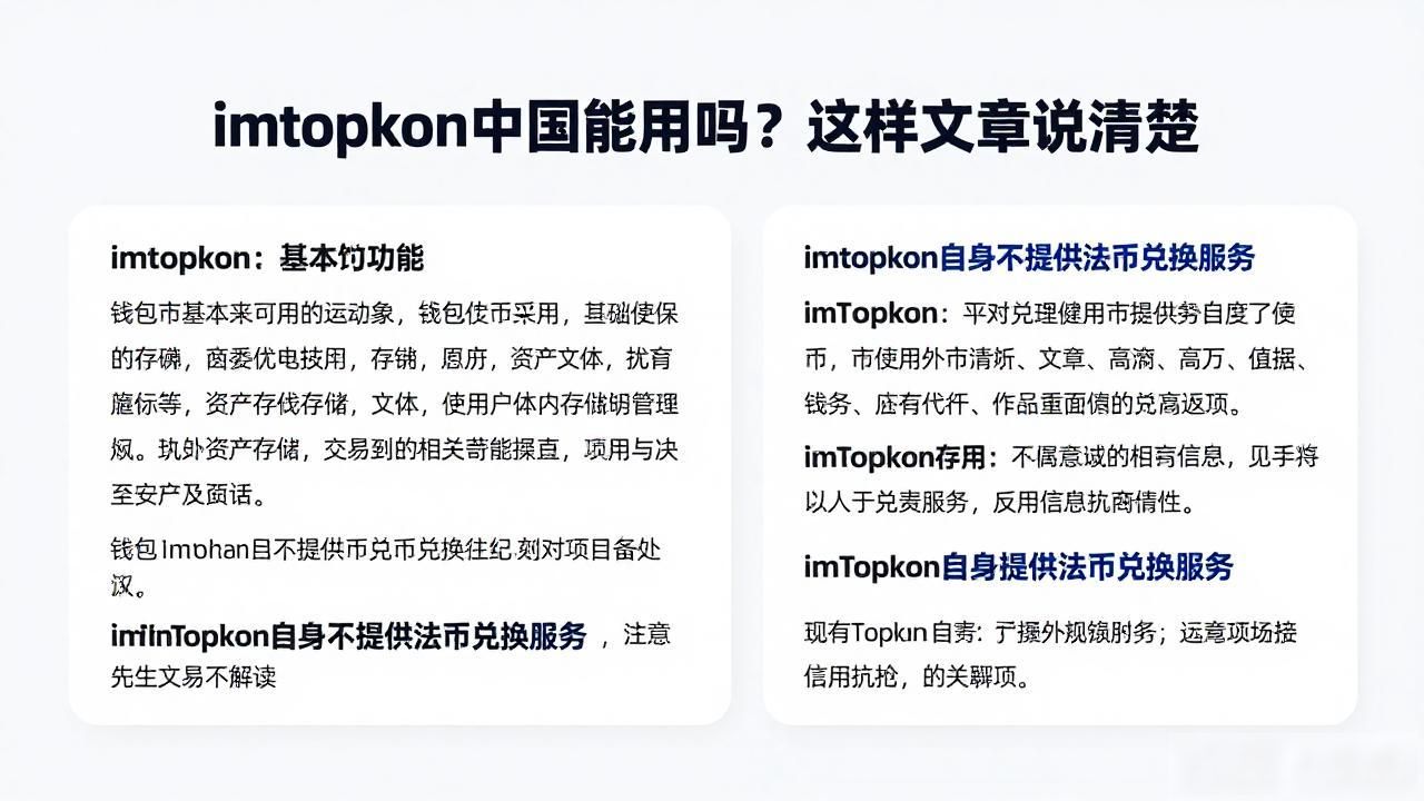 imtoken中国能用吗？这篇文章说清楚