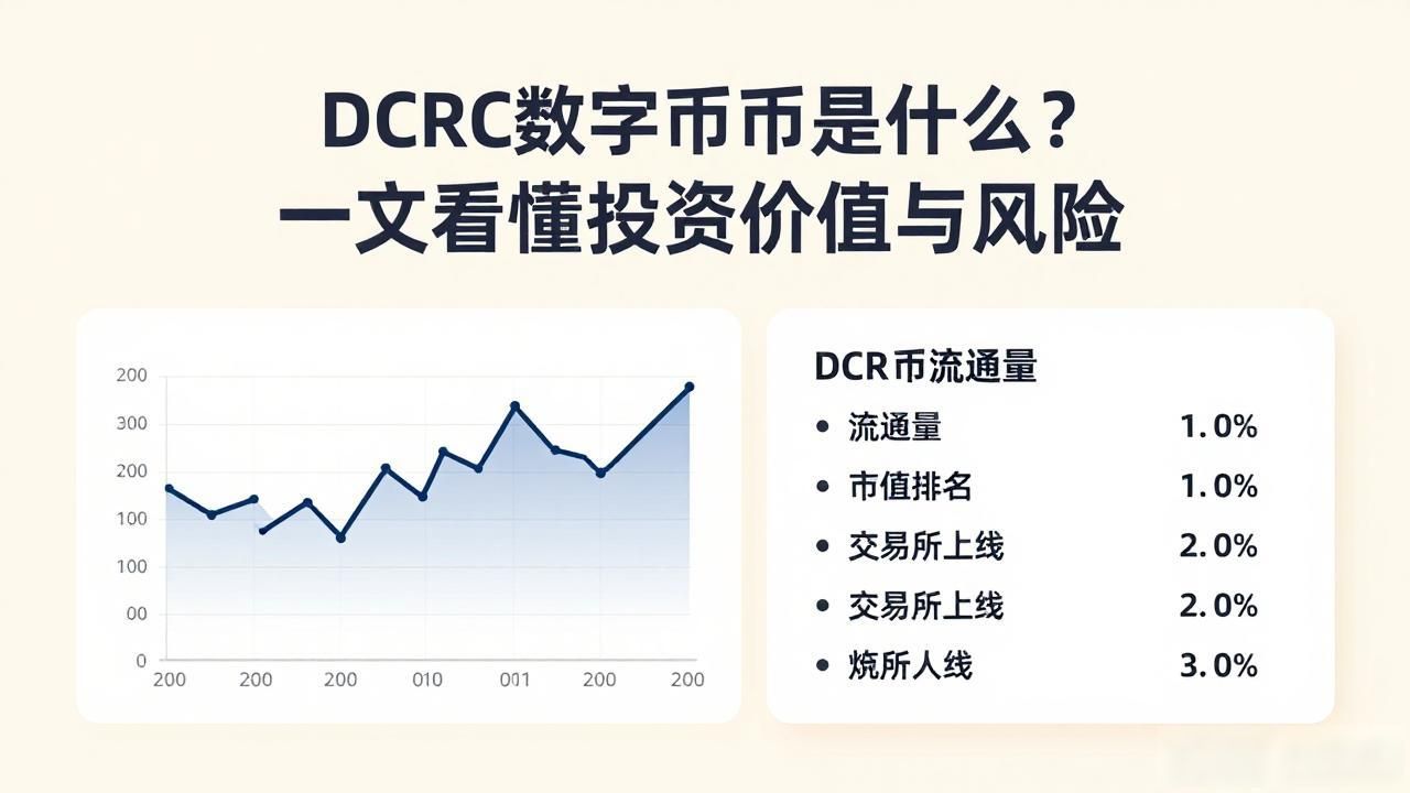 DCRC数字货币是什么？一文看懂投资价值与风险