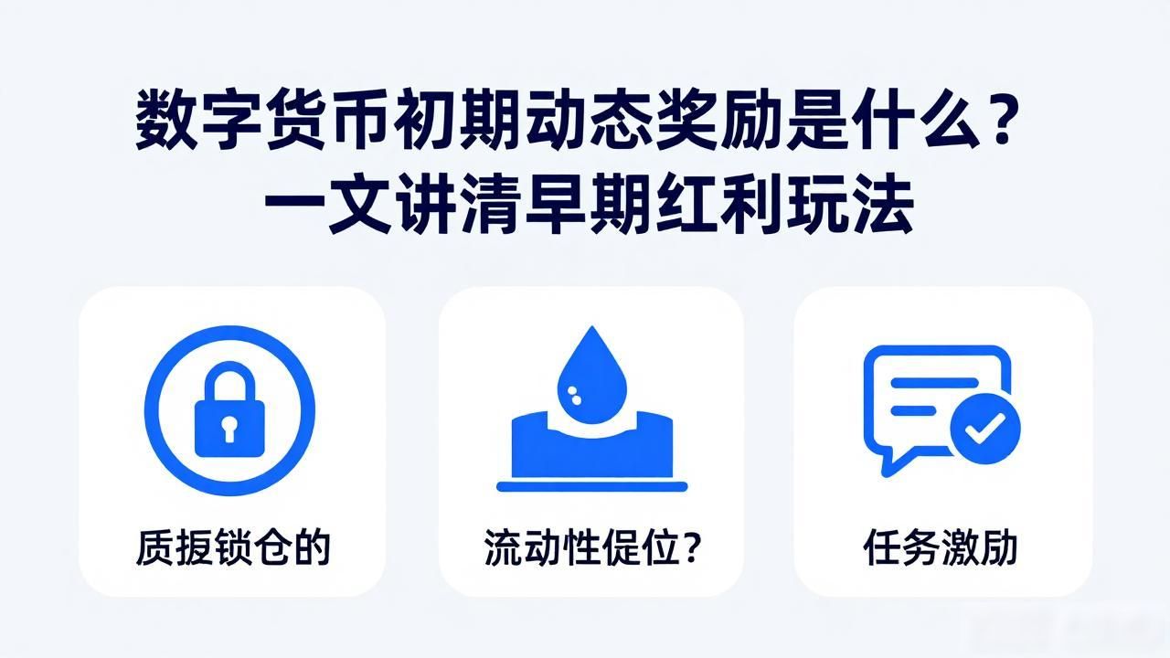 数字货币初期动态奖励是什么？一文讲清早期红利玩法