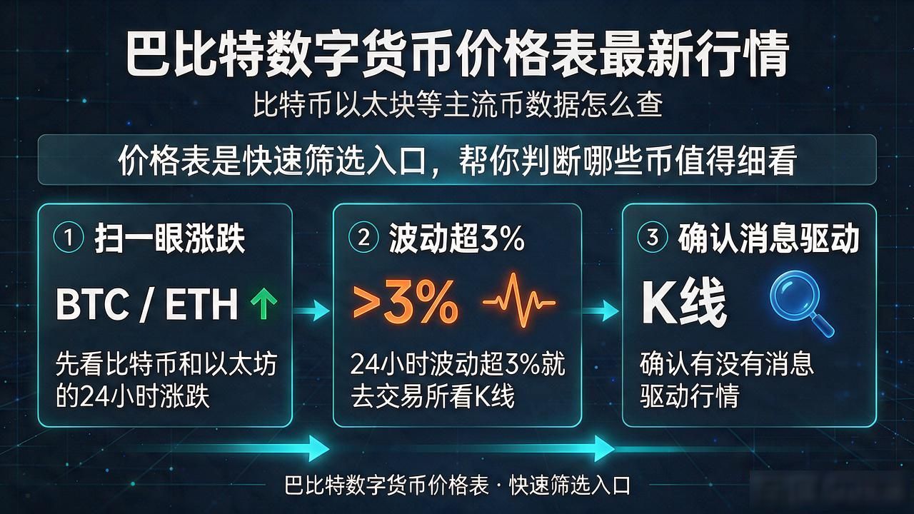 巴比特数字货币价格表最新行情，比特币以太坊等主流币数据怎么查
