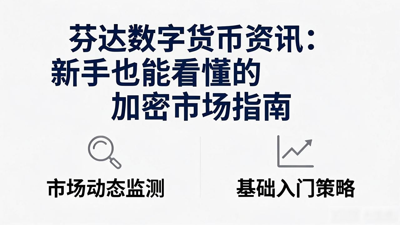 芬达数字货币资讯：新手也能看懂的加密市场指南