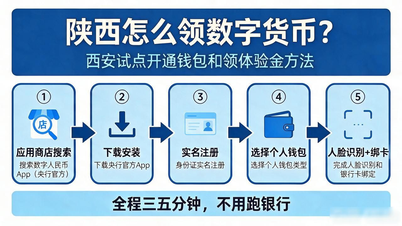西安数字人民币使用教程_陕西怎么领取数字货币_数字人民币西安试点
