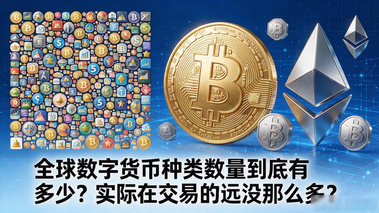 数字货币种类数量_2026年数字货币种类数量真相_主流加密货币市值分布分析
