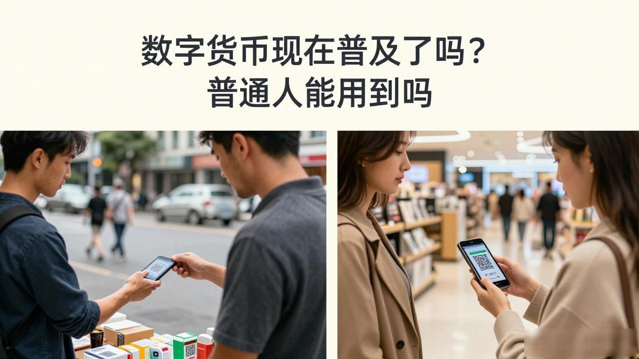 数字货币现在普及了吗？普通人能用到吗