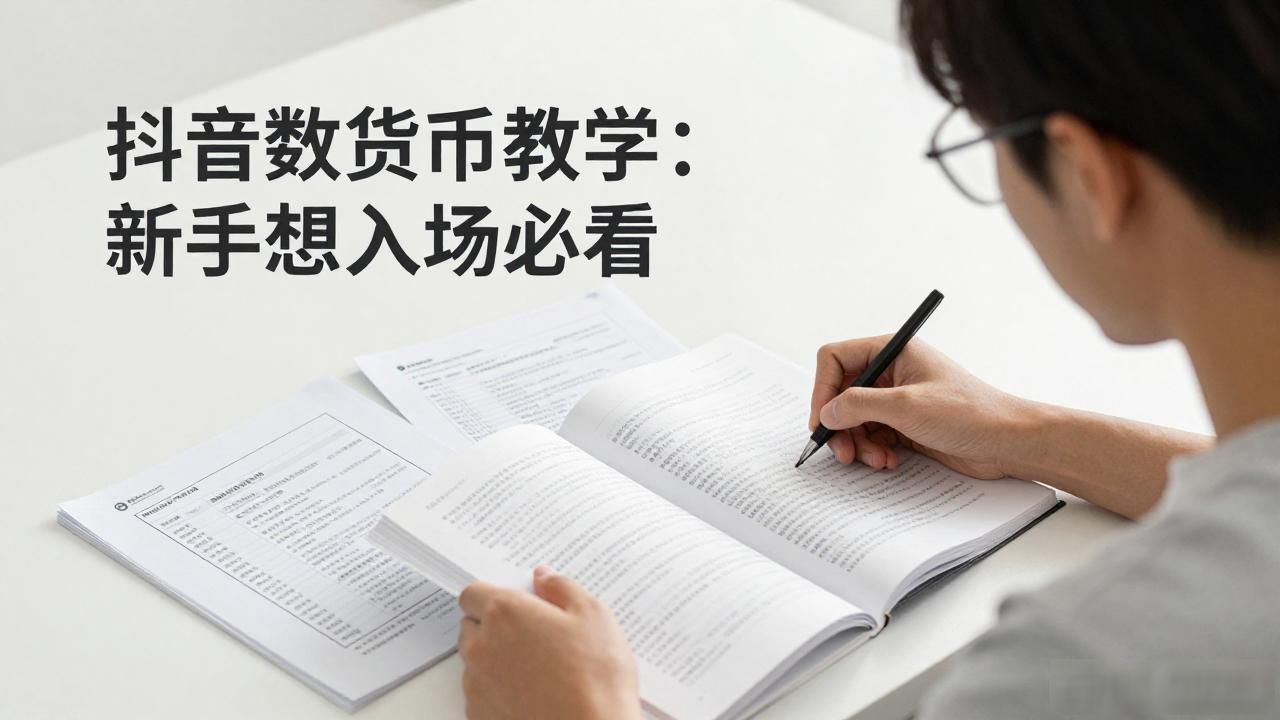 抖音数字货币教学：新手想入场必看