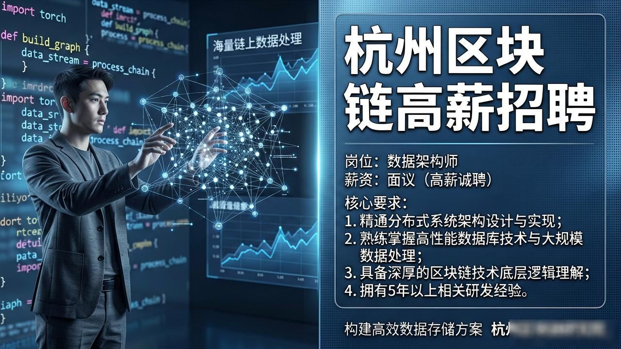 杭州区块链高薪岗位：技术精英与业务新星招募中