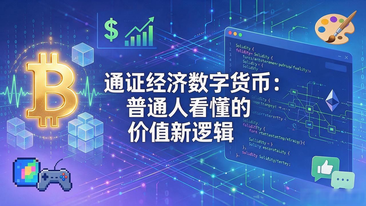 通证经济数字货币：普通人看懂的价值新逻辑