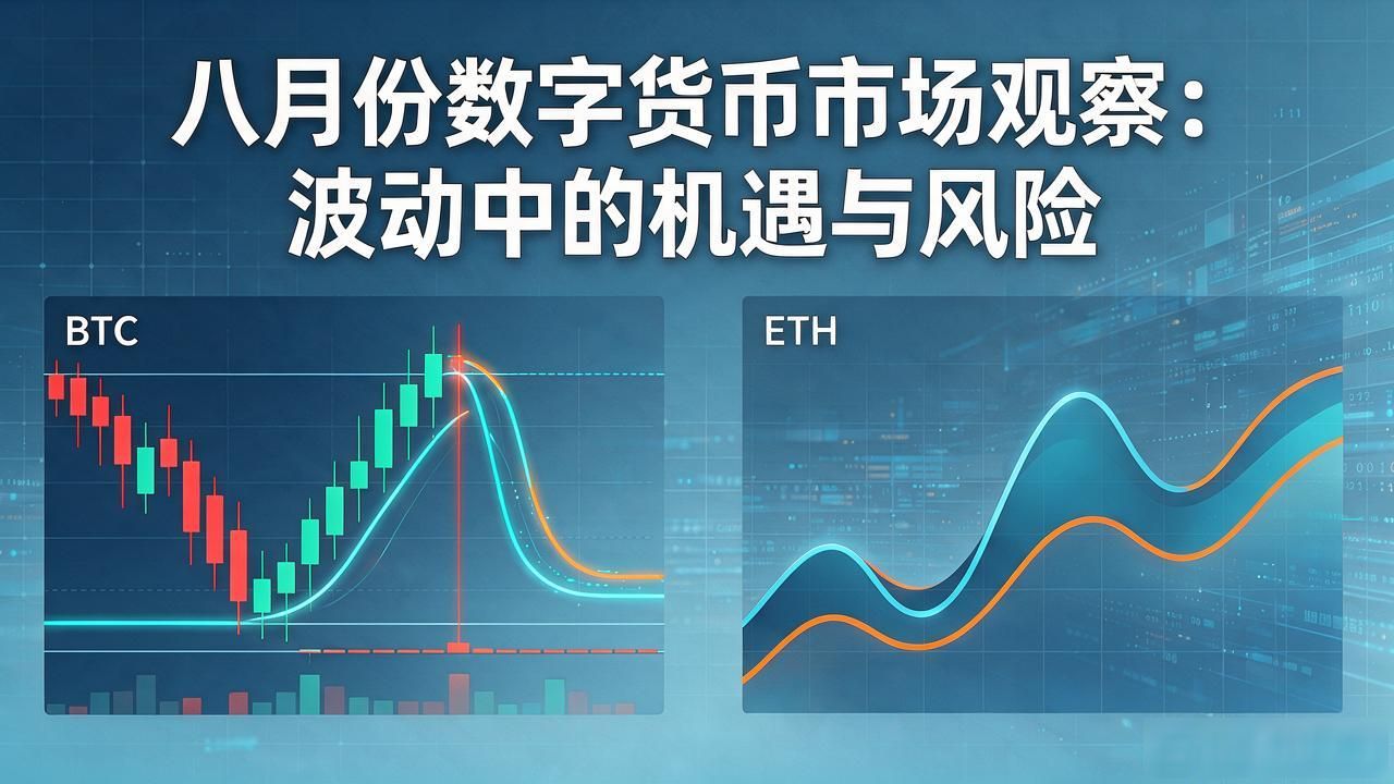 八月份数字货币市场观察：波动中的机遇与风险