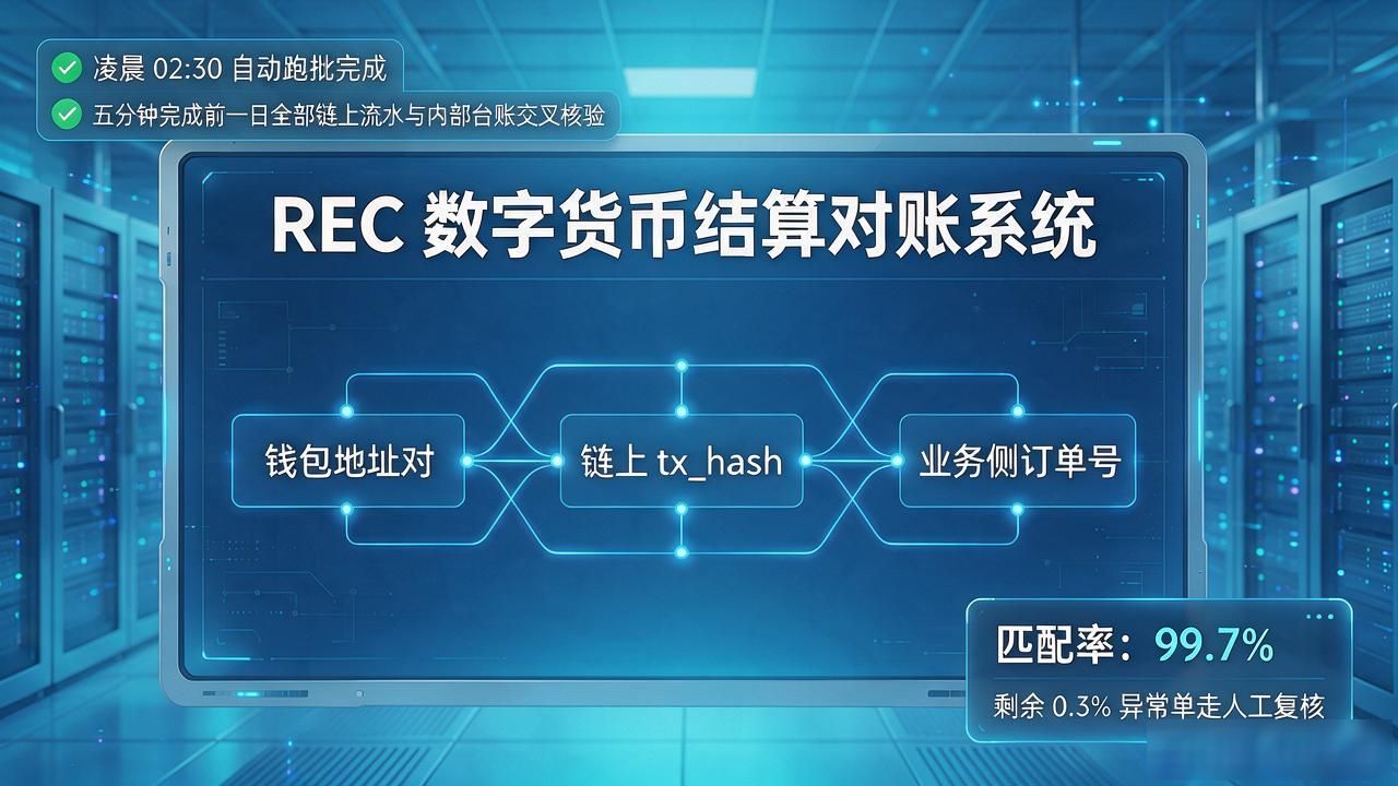 rec数字货币结算里的对账，跨境企业实操中怎么不踩坑