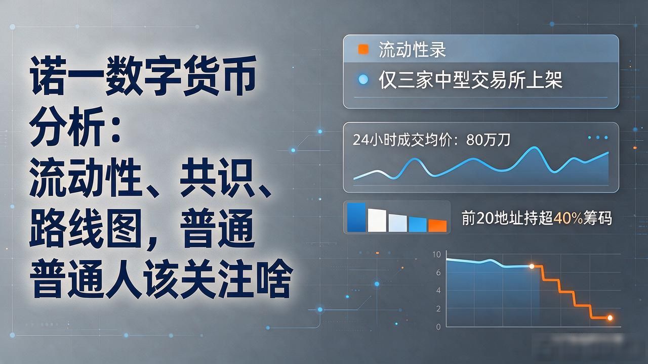 诺一数字货币分析：流动性、共识、路线图，普通人该关注啥