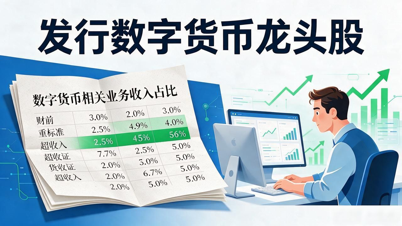 发行数字货币龙头股_数字人民币硬件供应商_数字货币产业链分析