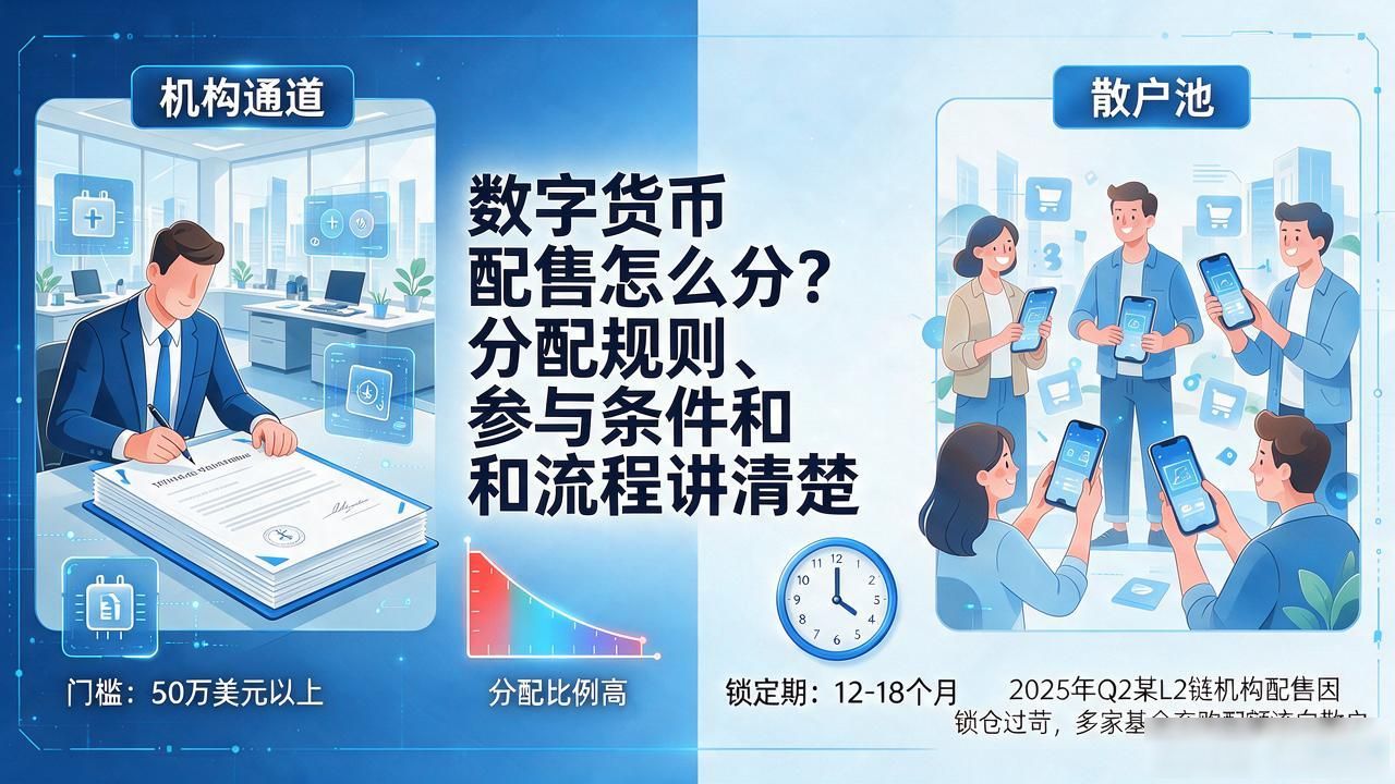 数字货币配售怎么分？分配规则、参与条件和流程讲清楚