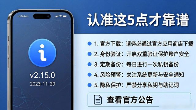 imToken钱包官方下载 认准这5点才靠谱