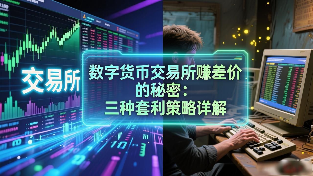 数字货币交易所赚差价的秘密：三种套利策略详解