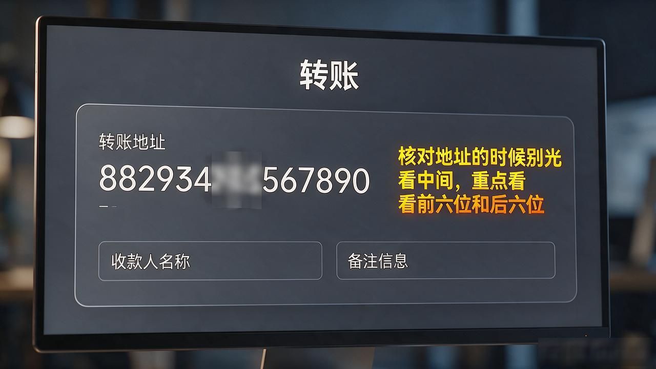 转数字货币时地址怎么填？别急着确认，这三步核对不能省