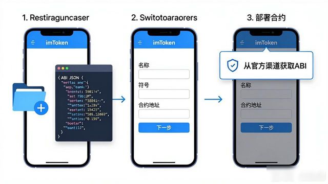 imToken创建合约教程_如何在最新imToken官网版中创建智能合约？_imToken导入ABI步骤