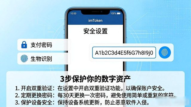 imToken安全设置指南：3步保护你的数字资产