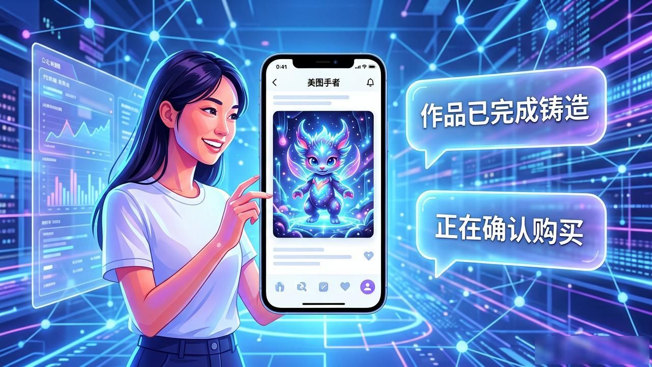 美图手机区块链数字藏品_区块链与美图手机_美图手机数字资产确权