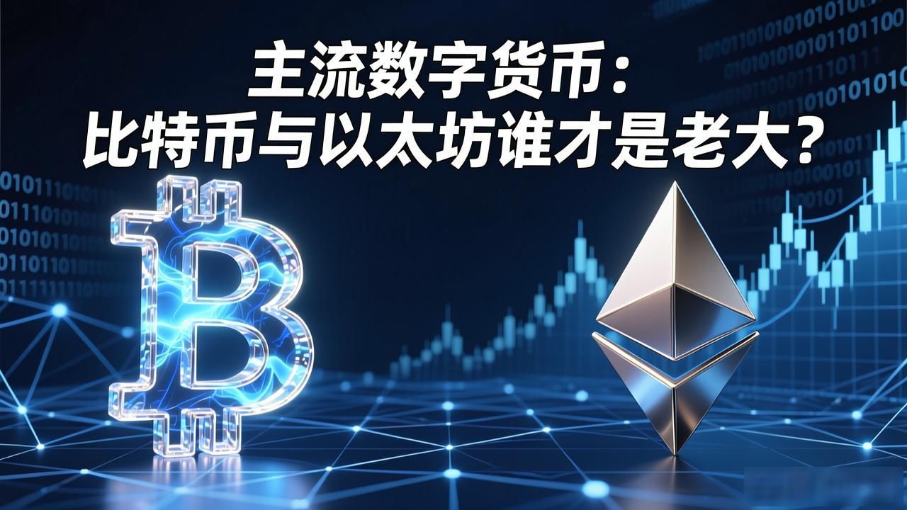 主流数字货币是哪个_主流数字货币市场格局 比特币以太坊市值对比 加密货币应用生态解析