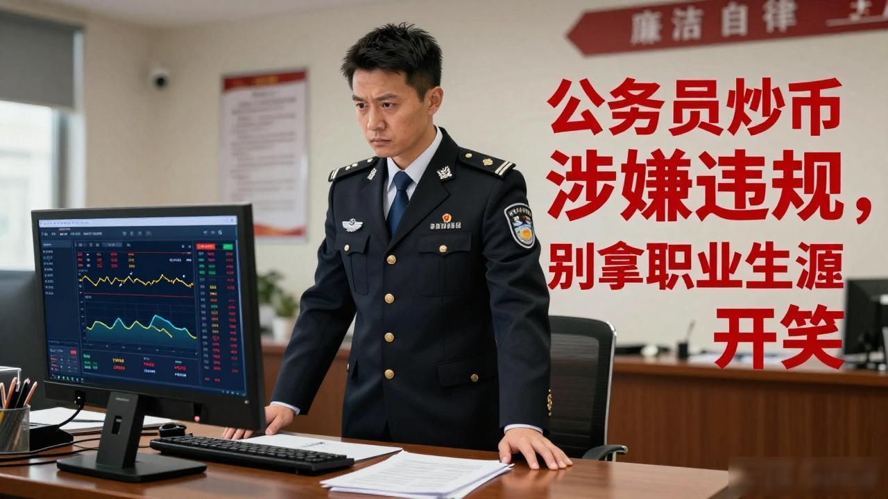 公务员炒币涉嫌违规，别拿职业生涯开玩笑
