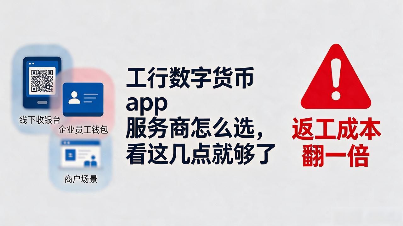 工行数字货币app 服务商_工行数字货币App合规审查标准_接入工行数字货币App服务商选择