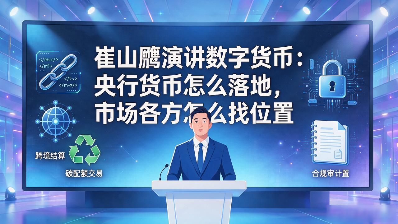 数字人民币商业利益锚点_央行数字货币推广策略_崔山鹰演讲数字货币