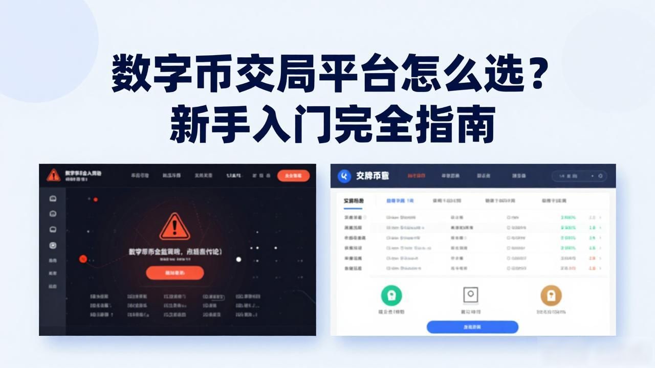 数字货币交易平台怎么选？新手入门完全指南