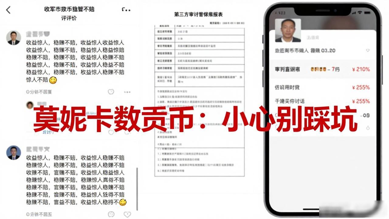莫妮卡数字货币：小心别踩坑