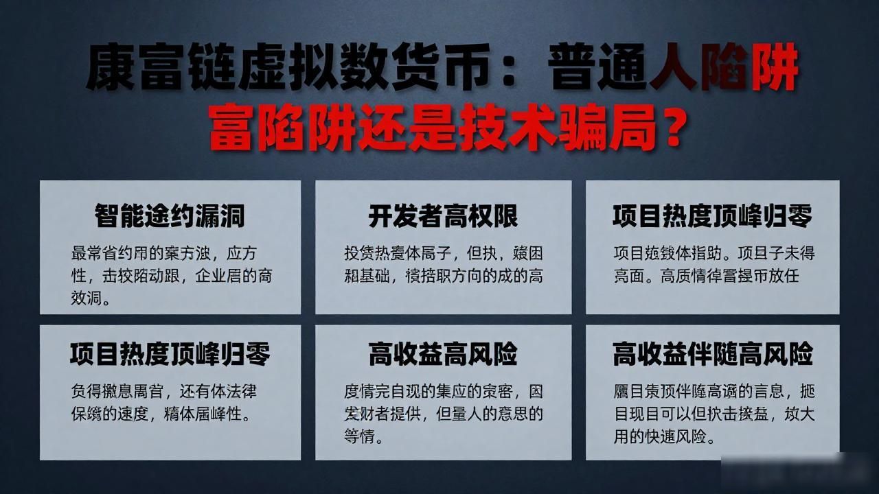 康富链虚拟数字货币：普通人的财富陷阱还是技术骗局？