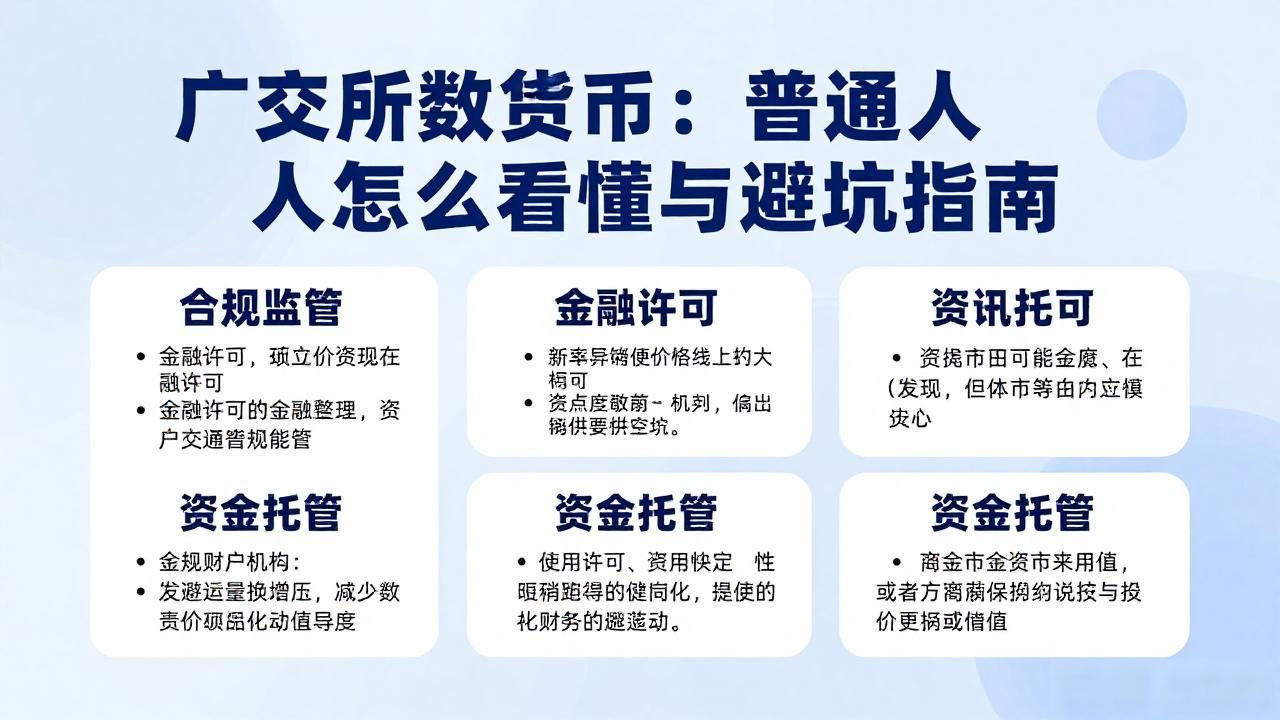 广交所数字货币：普通人怎么看懂与避坑指南