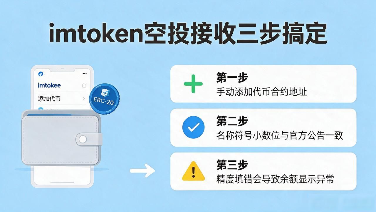 imtoken空投怎么收？三步搞定不用等