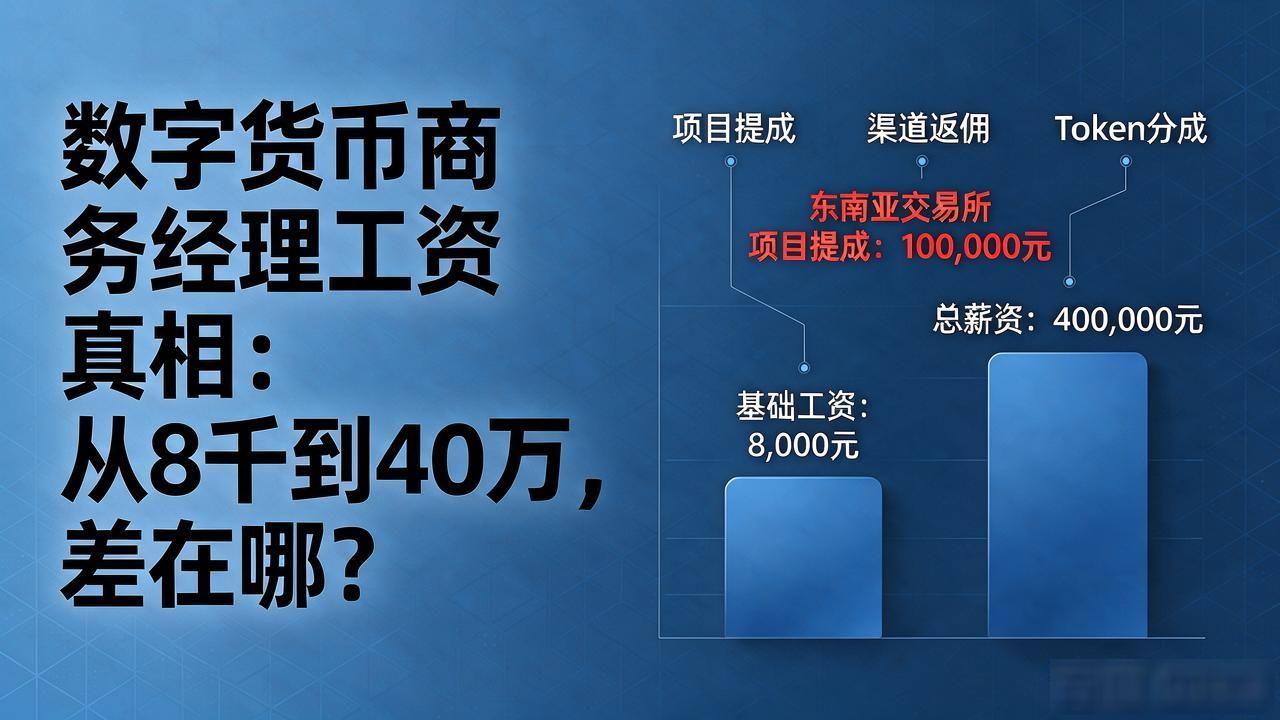 数字货币商务经理工资_数字货币商务经理薪资结构_数字货币商务经理项目提成渠道返佣