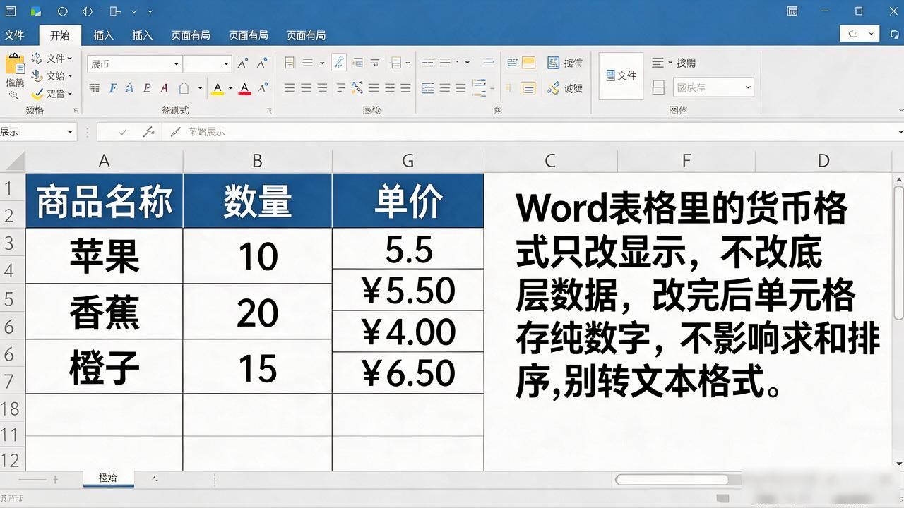 Word数字格式转换_表格货币格式设置_word数字可以转换货币形式