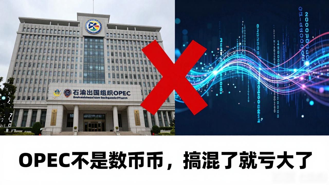 OPEC不是数字货币，搞混了就亏大了