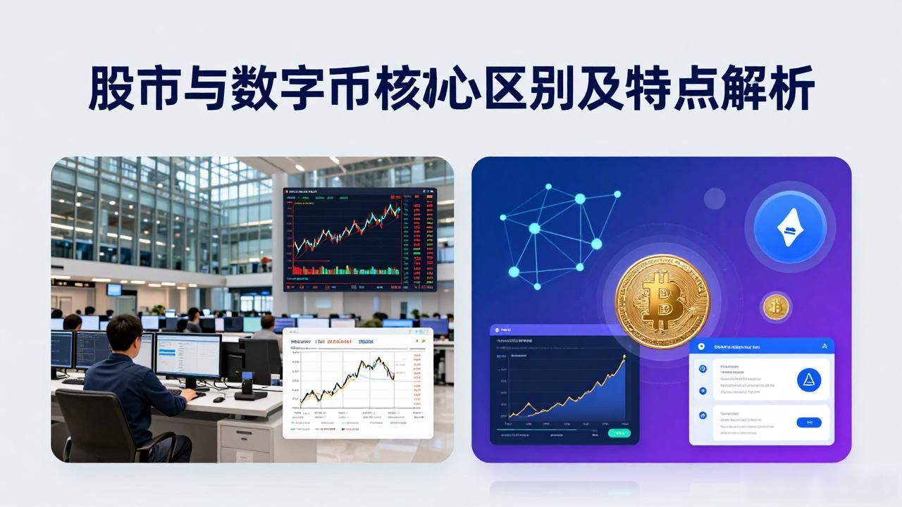 股市与数字货币的核心区别及特点解析