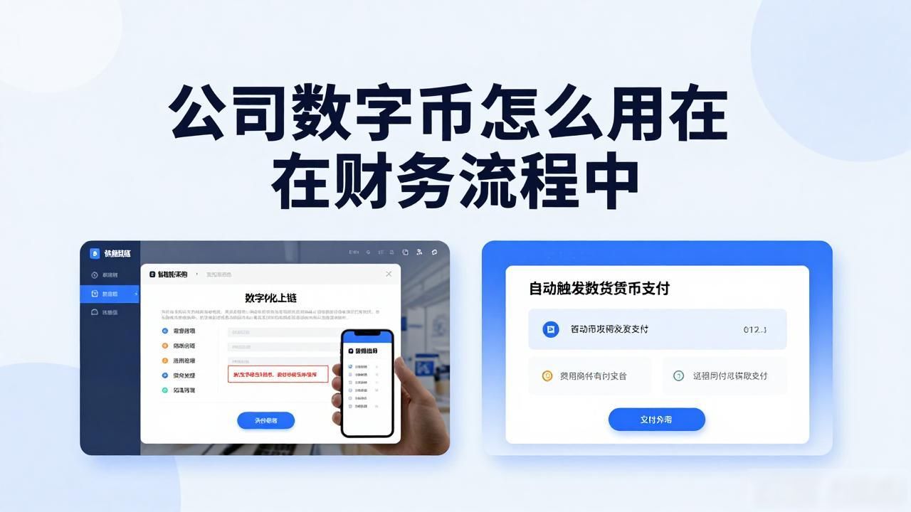 公司数字货币怎么用在财务流程中