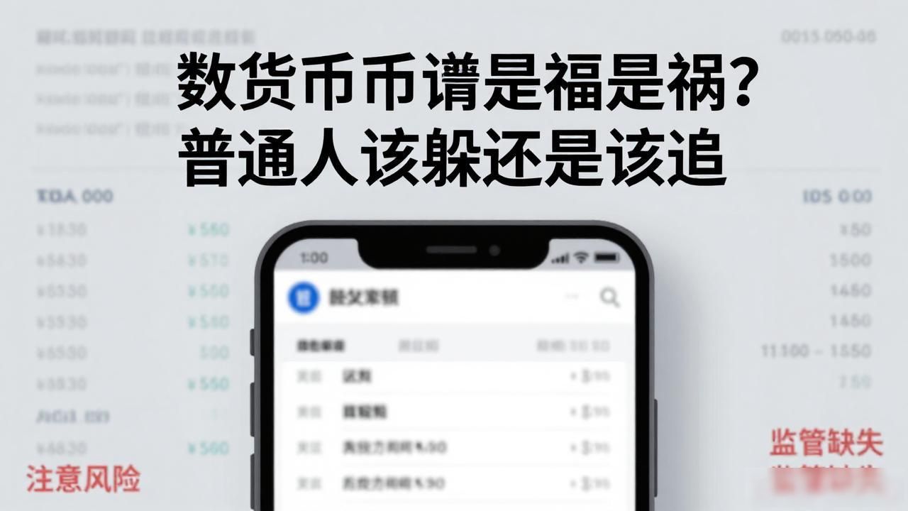 数字货币到底是福是祸？普通人该躲还是该追