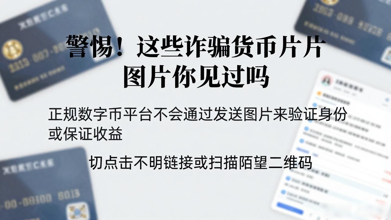警惕！这些诈骗数字货币卡片图片你见过吗
