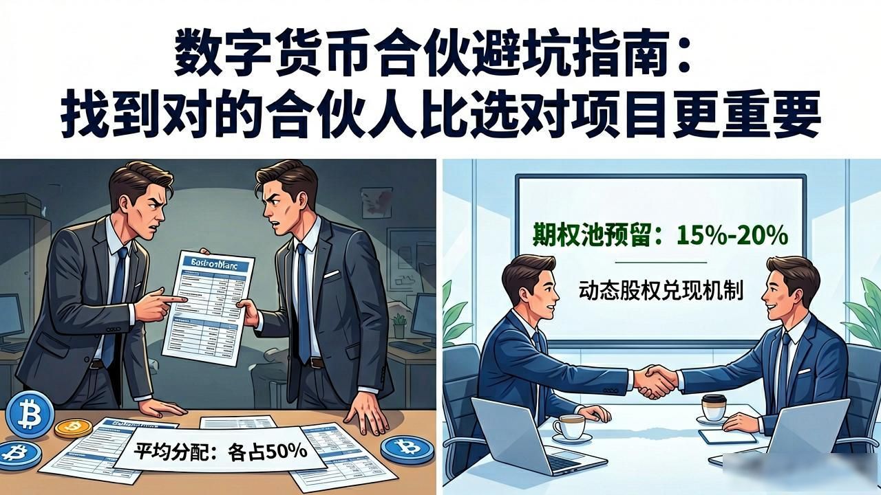 数字货币合伙避坑指南：找到对的合伙人比选对项目更重要
