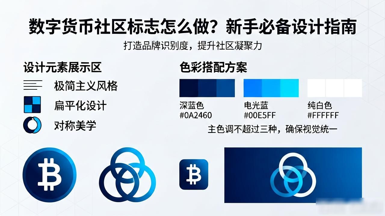 数字货币社区标志怎么做？新手必备设计指南
