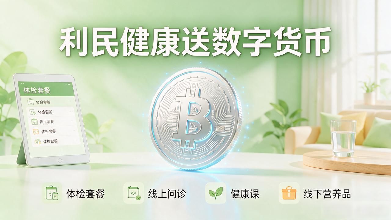 利民健康平台币使用规则_利民健康送数字货币_健康打卡积分兑换数字货币