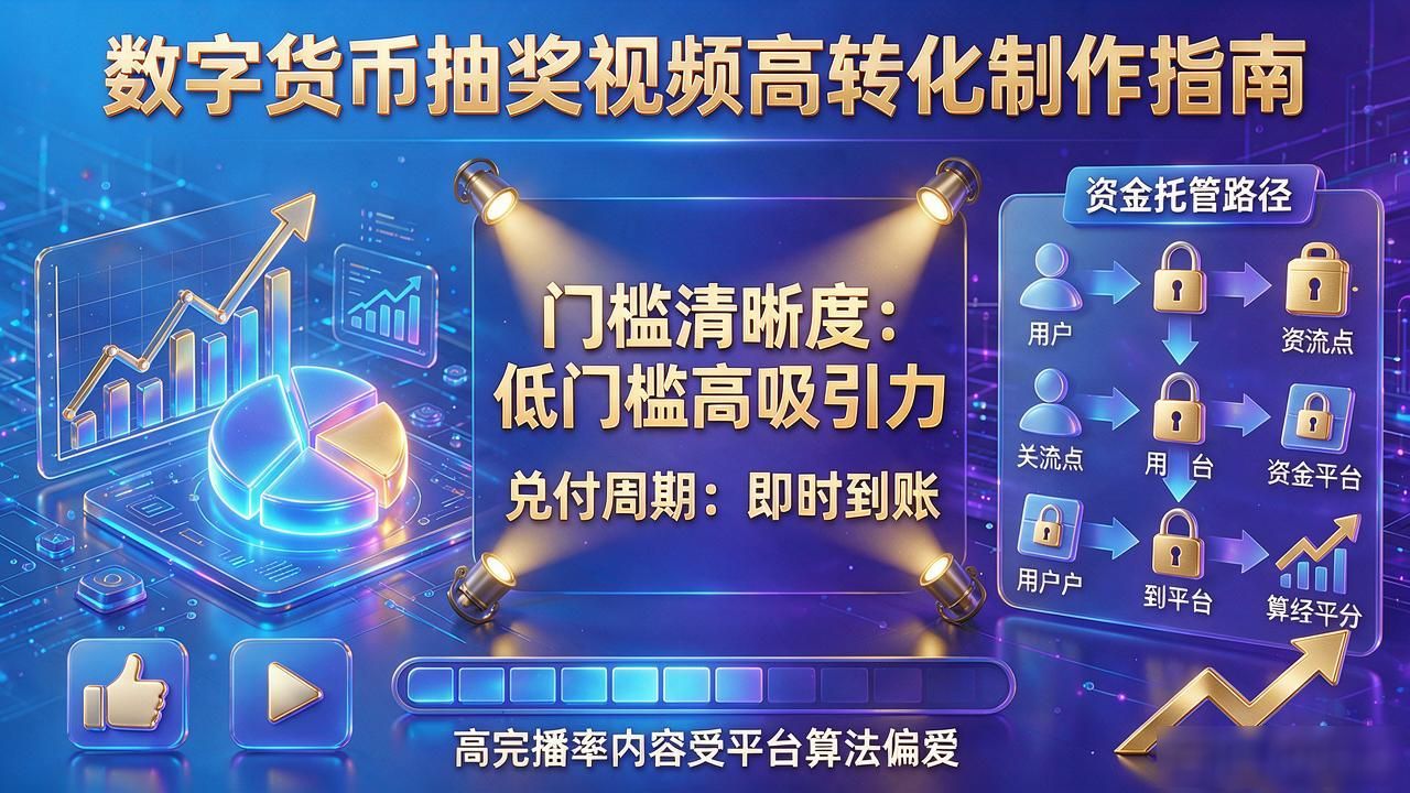 短视频团队实测数字货币抽奖视频高转化制作指南
