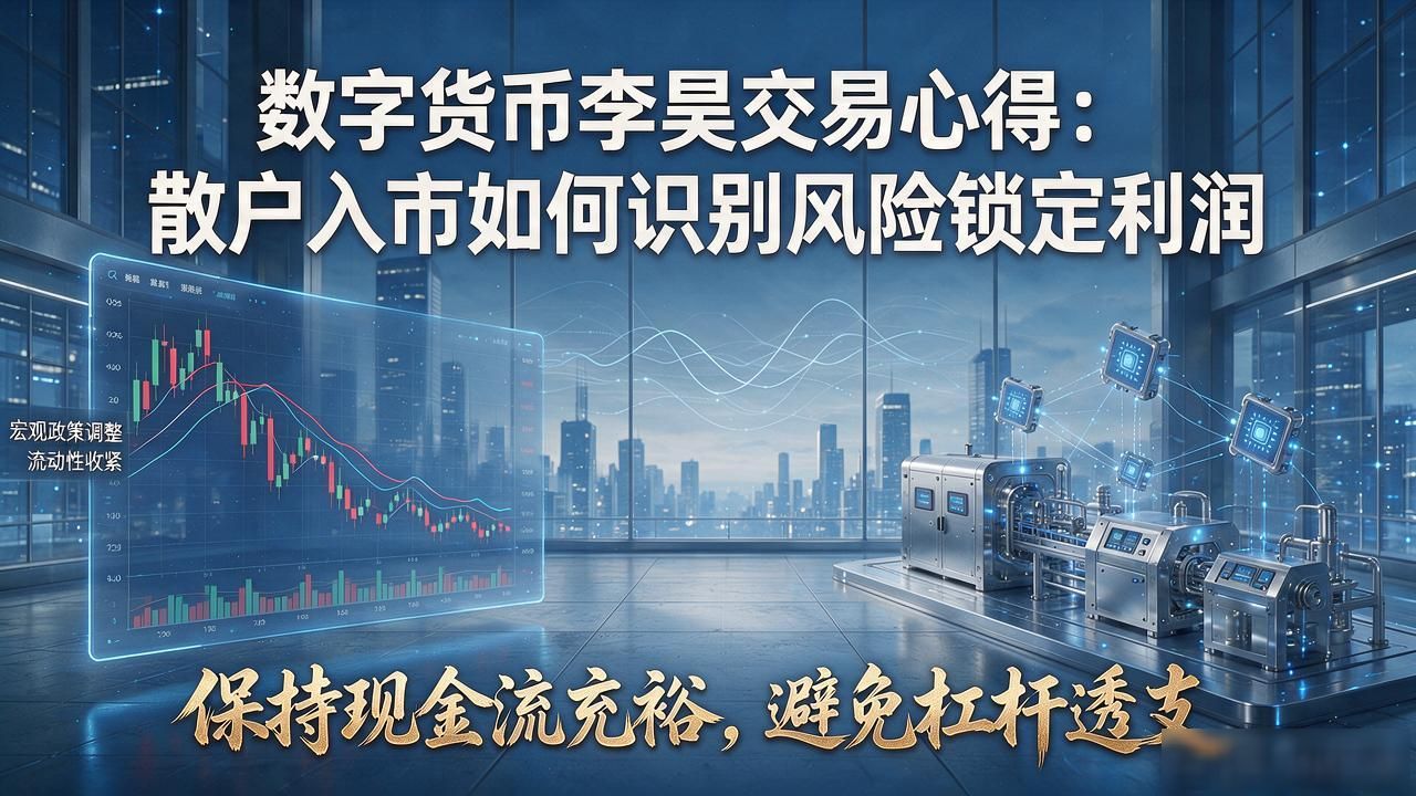 数字货币李昊交易心得：散户入市如何识别风险锁定利润